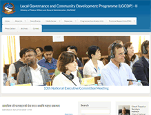 Tablet Screenshot of mail.lgcdp.gov.np